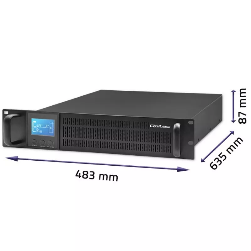 UPS QOLTEC 53946 Line Interactive 2 kVA katkematu toiteallikas
