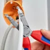 Knipex 13 42 165 tangid, maksimaalne toru läbimõõt 1,3 cm, käepideme materjal plastik