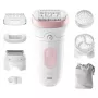 Braun Silk-epil 7 SE7-060 epilaator, 40 pintsetti, roosa/valge