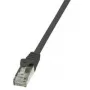 Logilink - paigakaabel - RJ-45 (M) - RJ-45 (M) - 10 m - fooliumvarjestusega varjestamata keerdpaar (F/UTP) - CAT 5e - must (CP1093S)