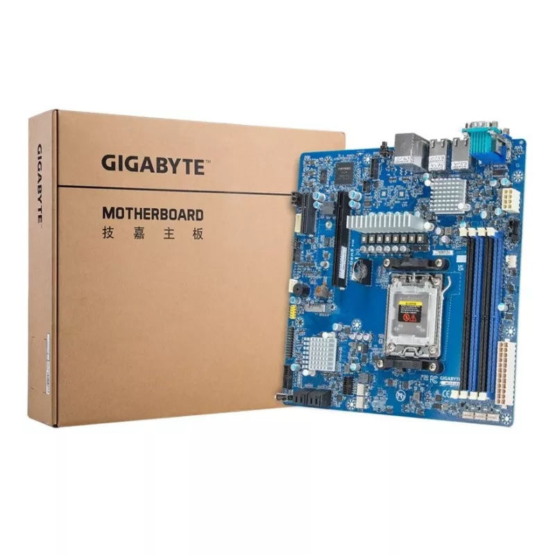 Emaplaat GIGABYTE MC13-LE1 B650E microATX AMD AM5-le (Ryzen 7000/9000, DDR5, 4x DIMM, 10Gb LAN, 2x RJ-45, 4x SATA III, M.2, RAID)