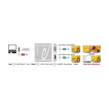 USB-graafikaadapter DeLOCK 87705