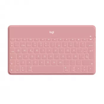 Logitech Keys-To-Go - klaviatuur - Bluetooth - QWERTY - hispaania - roosakas - Apple iPad/iPhone/TV jaoks