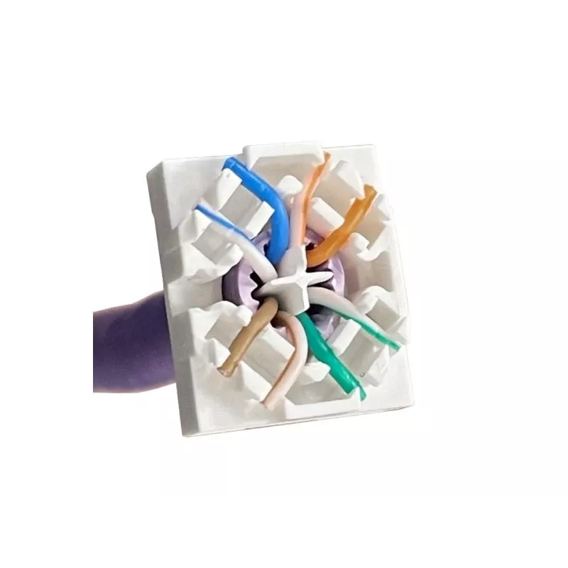 Keystone moodul Alantec MB005-1 lame roostevabast terasest RJ-45, emane, Cat6a, AWG 22/24