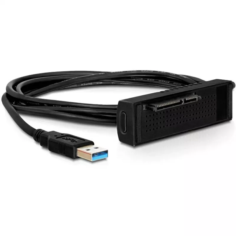 Delock dokkimisjaam SATA HDD > USB3.0 - salvestuskontroller - 2,5 / 3,5 jagatud - SATA 6Gb/s - USB3.0 (61858)