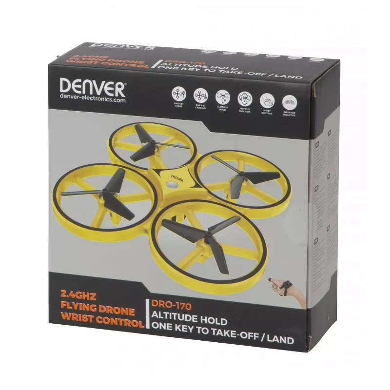 VTOL õhusõiduk Denver DRO-170 2,4 GHz droon käsikontrolleriga