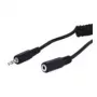 Wentronic Goobay 3,5 mm pistikupikenduskaabel, Must, 5 m – 3,5 mm pistik (3 kontaktiga, stereo) > 3,5 mm pesa (3 kontaktiga, stereo) (50017)