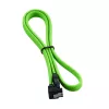 CableMod ModMesh - SATA-kaabel - Serial ATA 150/300/600 - SATA (W) täisnurkselt SATA (W) - 60 cm - heleroheline (CM-CAB-RSAT-N60KLG-R)