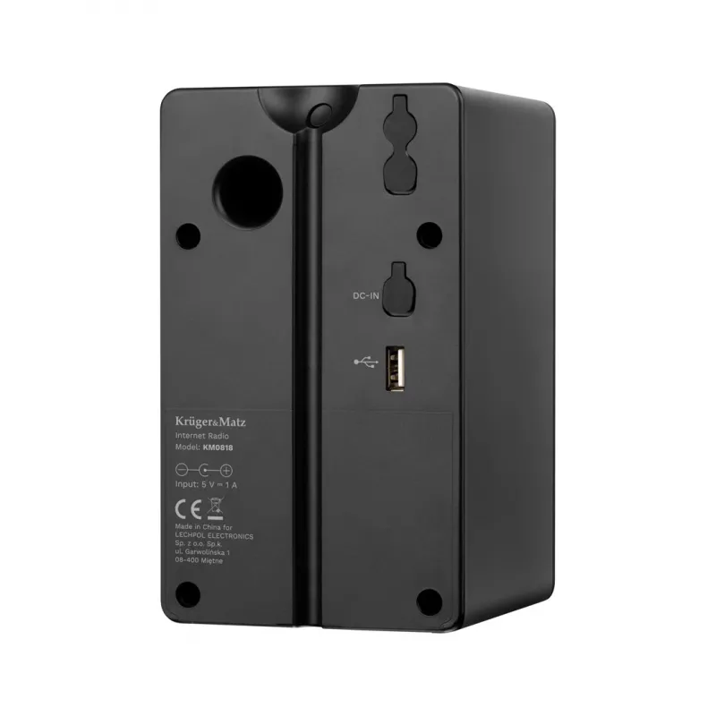 Internetiraadio Kruger & Matz KM0818.1 Wi‑Fi, Bluetoothi, USB ja äratuskellaga