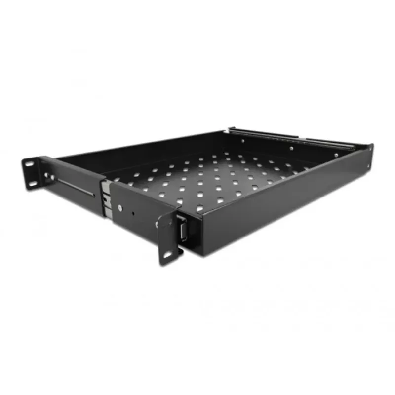 Delock - rack drawer - Must - 1U - 48.3 cm (19)