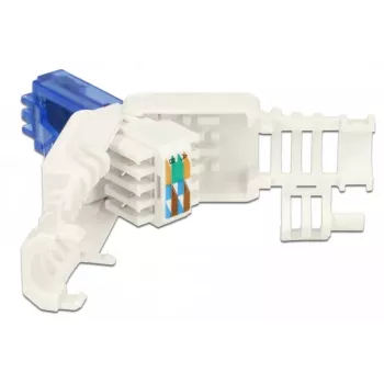 Juhtmepistik RJ-45 DeLOCK 86417 sinine valge