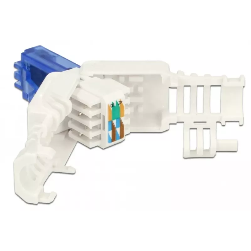 Juhtmepistik RJ-45 DeLOCK 86417 sinine valge