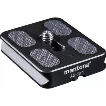 Walimex Mantona kiirkinnitusplaat Arca Swiss, 50 mm must (1021461)