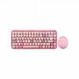 Perixx PERIDUO-713 Pink DE juhtmevaba klaviatuur, hiirekomplekt saksa, QWERTZ Roosa, roosa (11713)