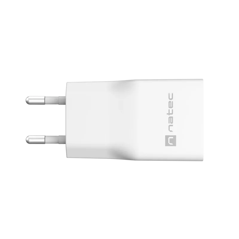 Toiteadapter NATEC Ribera NUC-2376 — 1× USB-A, 1× USB-C, 3 A väljund