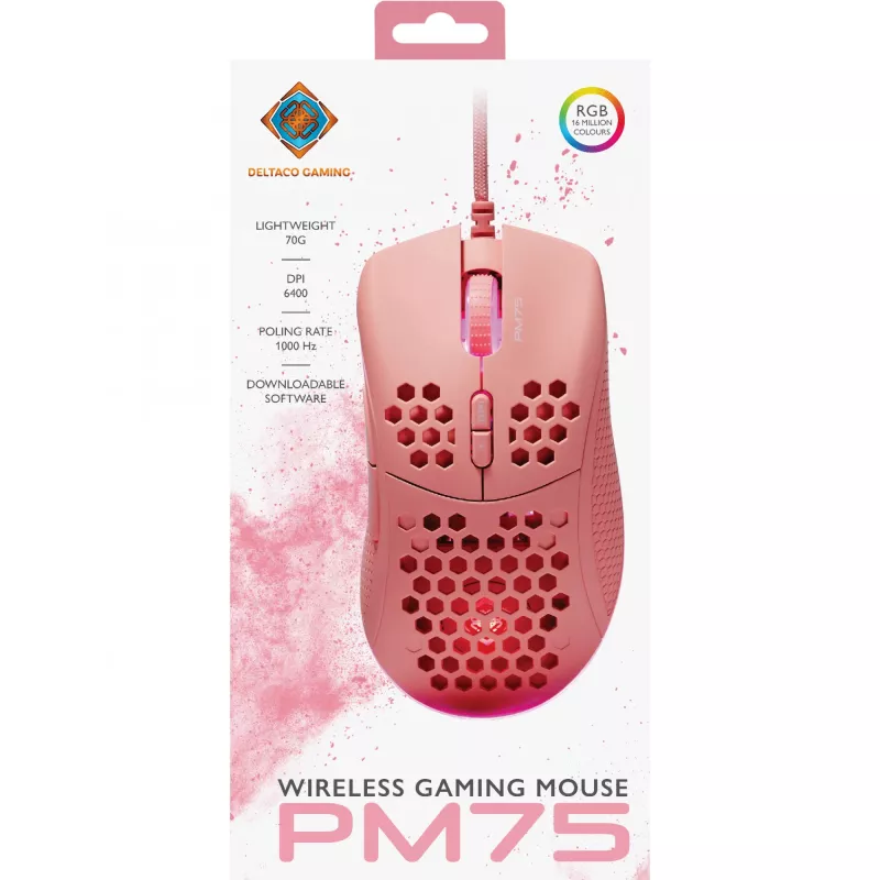 Deltaco Lightweight Gaming hiir, RGB (GAM-108-P)