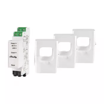 Vahelduvvoolu energiakulu arvesti Shelly Pro 3EM-400A 400 A 50-60 Hz