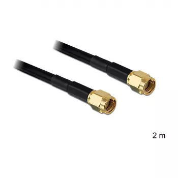 Koaksiaalkaabel DeLOCK RP-SMA - RP-SMA 2m