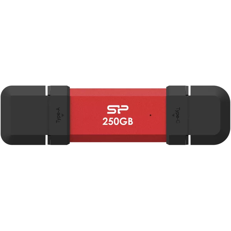 Kaasaskantav SSD Silicon Power DS72 250GB, USB-C/USB-A 3.2 Gen 2
