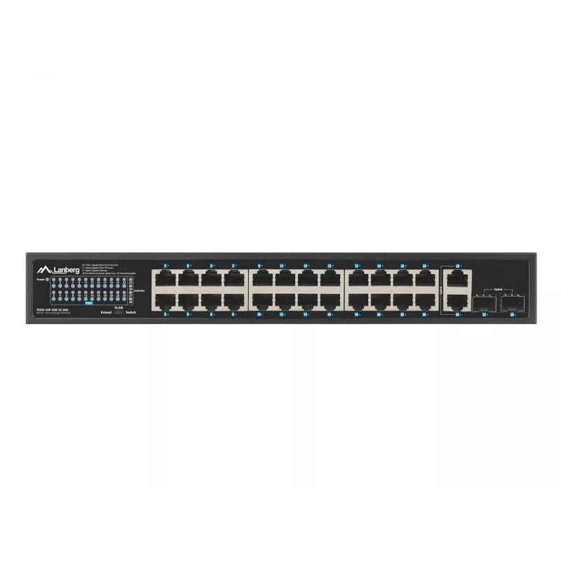 Haldamata LANBERG lüliti RSGE-24P-2GE-2S-360 24 RJ-45 Ethernet pordiga