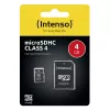 Intenso mälukaart 4 GB MicroSDHC Class 4 3403450