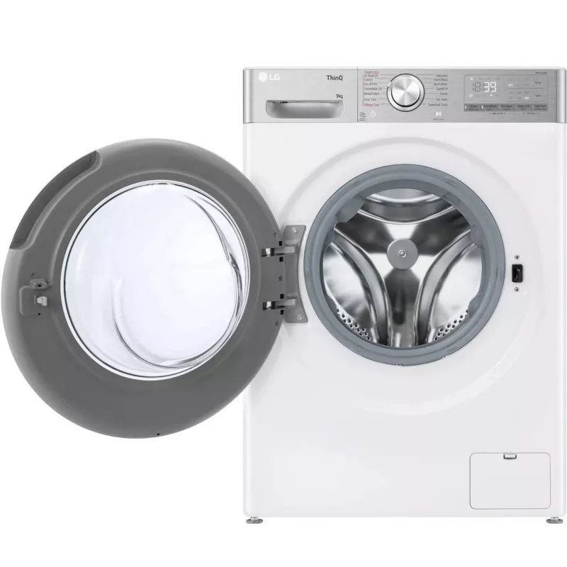 LG F2WR909P3W pesumasin, 9kg, 47,5cm, 1200 p/min