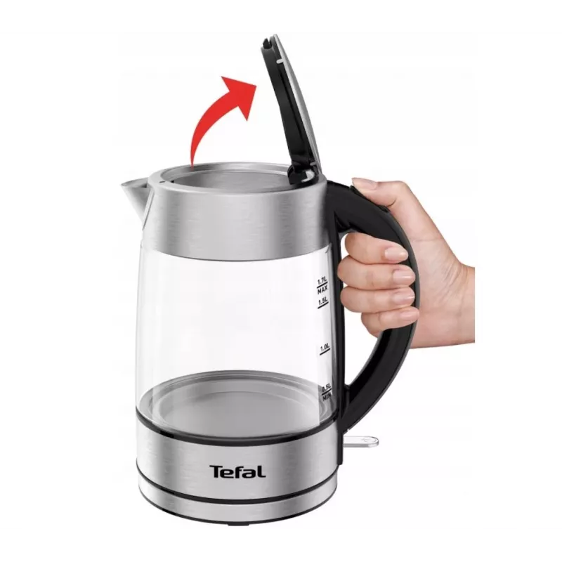 Tefal KI772D elektriline veekeetja 1,7 L 2400 W roostevaba teras, läbipaistev