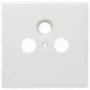 Axing SZU 2-01 pistikupesade katteplaat – mõõtmed 80x80 mm Sobib BSD 963-xx (SZU 2-01)