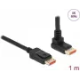DisplayPort kaabel DeLOCK 87054 8K 60Hz 1m nurk