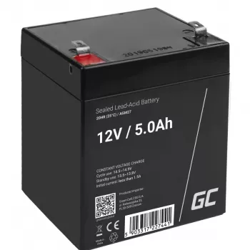 roheline Cell AGM27 UPS aku Suletud pliiaku (VRLA) 12 V 5 Ah