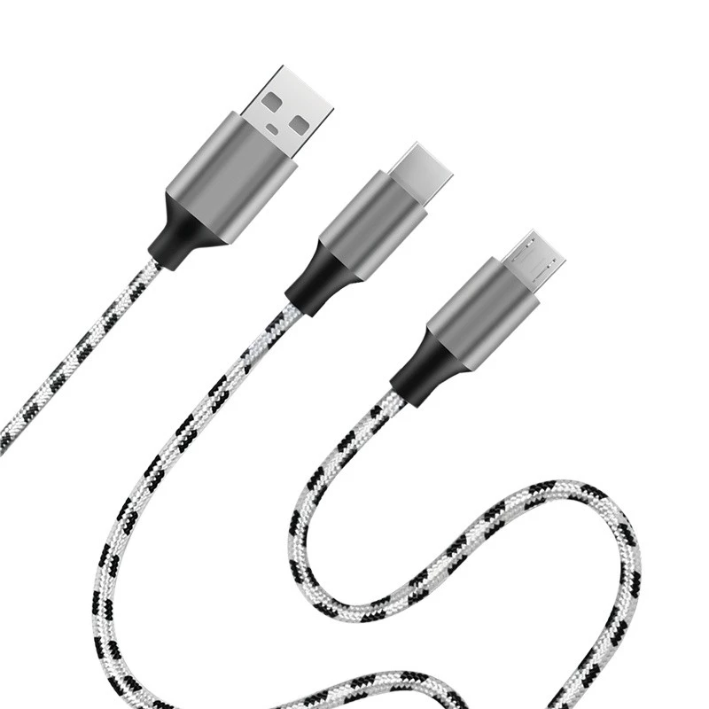 LogiLink CU0202 USB-kaabel USB 2.0 1,2 m USB A USB C/Micro-USB A hall
