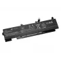 Asendus 3-rakuline sülearvuti aku BTI L77991-005 HP 850 G7 / 855 G7 / 850 G8 / ZBook Firefly 15 G8 jaoks, 11.55 V 5850 mAh (68 Wh), must