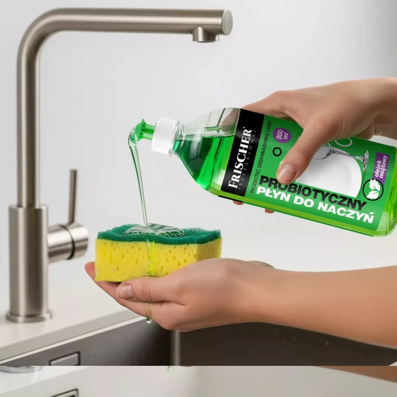Nõudepesuvedelik FRISCHER 500 ml — kontsentreeritud köögitoodete käsipesuvahend