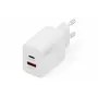 AC-USB-laadija DIGITUS 20 W, 1x USB-C, 1x USB-A, sisend 100–240 V, valge