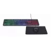 Juhtmega täissuuruses klaviatuur koos hiirega Gembird KBS-UML-01 — USB, QWERTY US, 104 klahvi, must