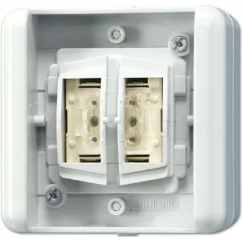 Jung KNX lüliti BA 2-kohaline keskasend 8472.02 LEDW