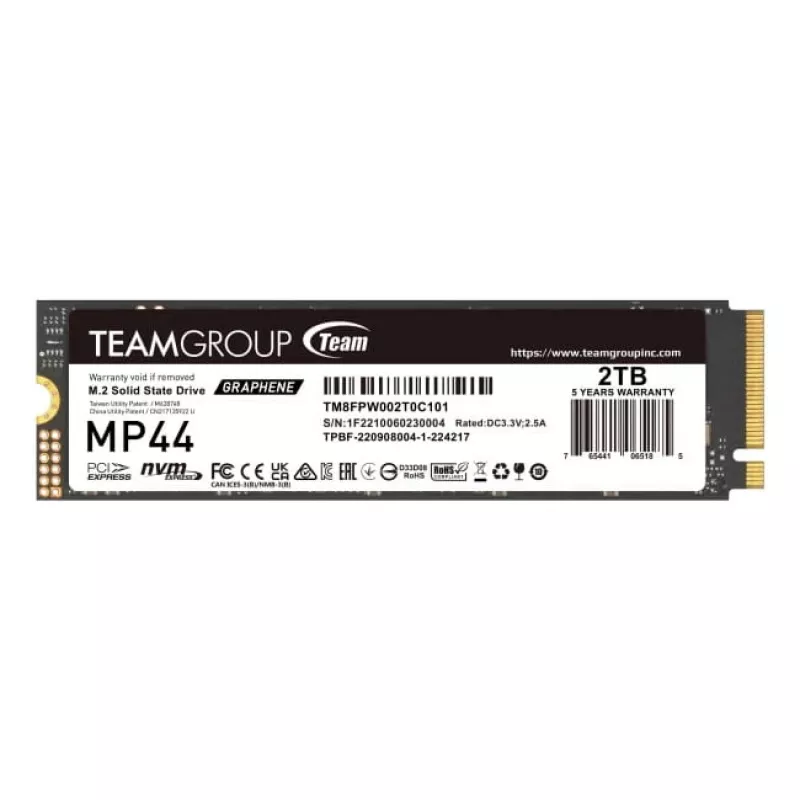 SSD-ketas Team Group 2 TB M.2 PCI Express 4.0 NVMe MP44