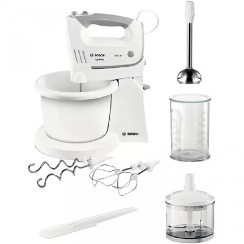 Bosch MFQ36490 ErgoMixx käsisegisti komplekt 450 W valge/hall