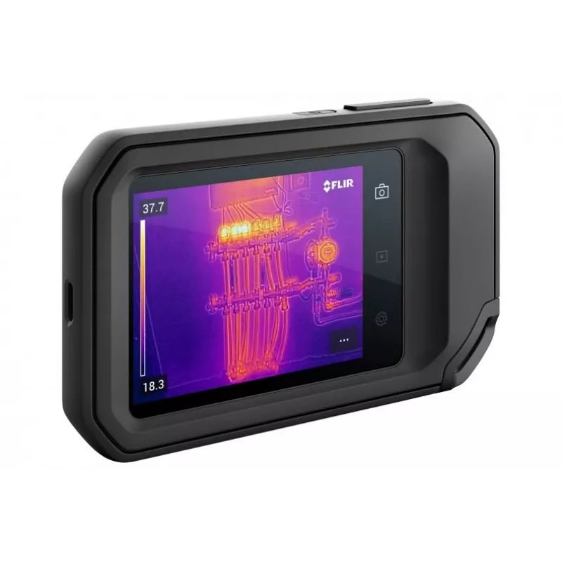 FLIR C-5 termokaamera must, sisseehitatud ekraan 160 x 120 pikslit
