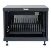Riiulisammas TECHLY 367652 kaablikorraldaja 3M kleepkinnitusega, teras, 550×550×410 mm, must