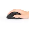 Manhattan Ergonomic Wireless hiir, paremakäeline, reguleeritav 800/1200/1600dpi, 2.4Ghz (kuni 10m), kuus nuppu kerimisrattaga, kombineeritud USB-A ja USB-C vastuvõtja, must, AA aku (kaasas), kolmeaastane garantii