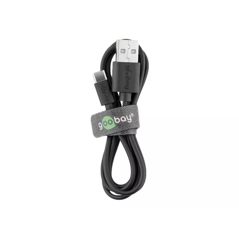 Goobay | USB-C laadimis- ja sünkroonimiskaabel (USB-A > USB-C) | 59124 | USB-C isane | USB 2.0 isane (tüüp A)
