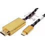 ROLINE 11.04.5844 USB-graafikaadapter 3840 x 2160 pikslit Must - Kuldne (11.04.5844)