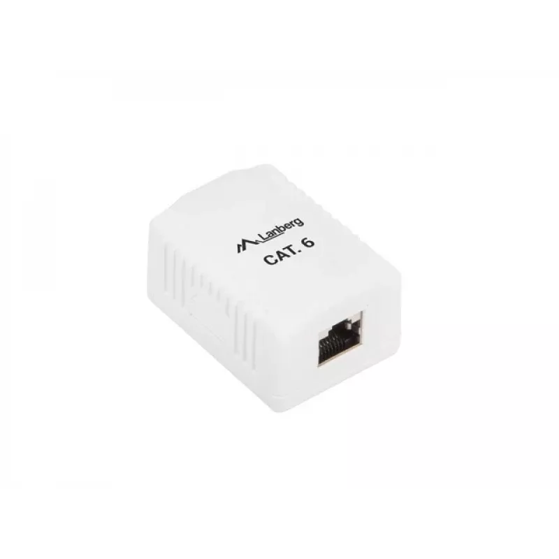 Pistikupesakarp RJ-45 valge Lanberg OS6-0001-W