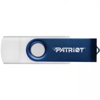 USB-mälupulk PATRIOT Xporter X550 128 GB, kahe liidesega USB-A ja USB-C 3.2 Gen 1, sinine/valge