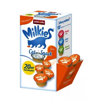 Vedel piimamaius animonda Harmony ANIMONDA Milkies hulgipakk 20 x 15 g täiskasvanud kassidele, piima maitse, vedel