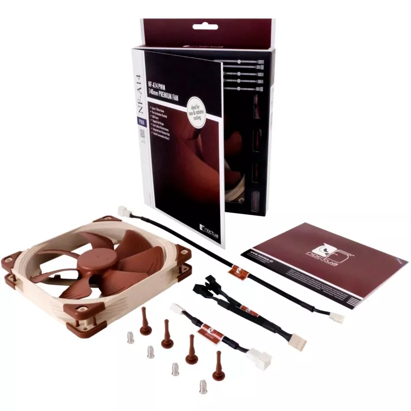 Noctua NF-A14 PWM 140mm korpusventilaator