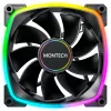 MONTECH RX140 PWM 140mm ARGB Reverse Blade korpuse ventilaator - must