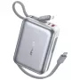 Portable power bank Awei C03 20000mAh with 45W output and integrated USB-A/USB-C kaabel