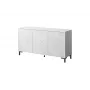 MARMO 3D kummut 150x45x80.5 cm valge matt/marble valge